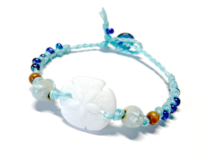 Sand Dollar Braided Beach Bracelet– Aman Sinaya Collection