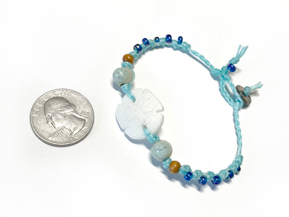 Sand Dollar Braided Beach Bracelet– Aman Sinaya Collection
