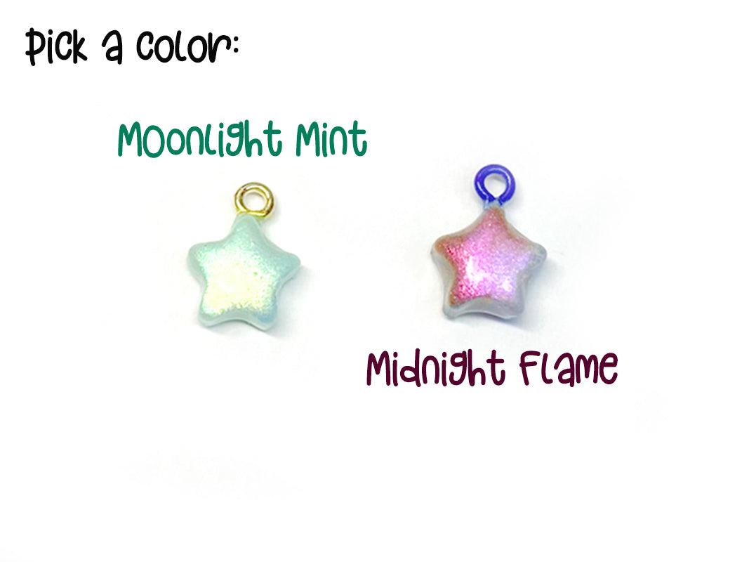 Starlight Necklace – Polymer Clay Star in Gold or Silver Mayari Collection