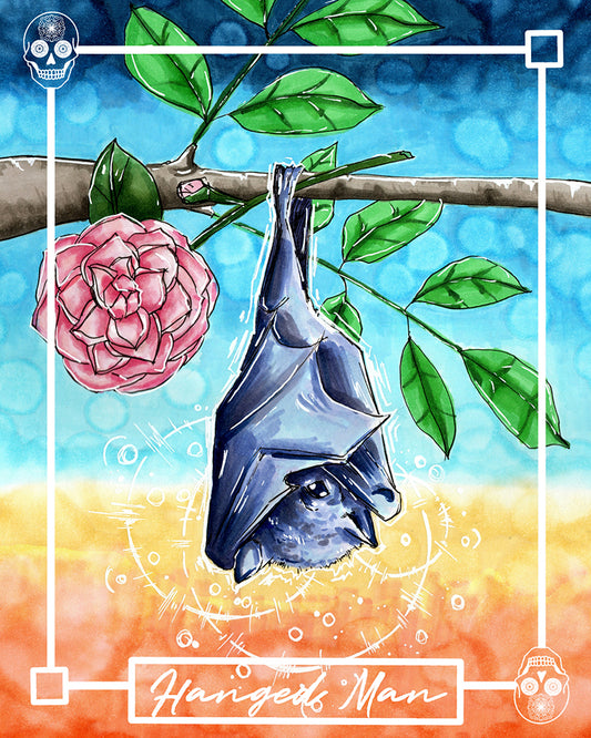 The Hanged Man –Major Arcana Indie Tarot Art Print (8x10 or 5x7)