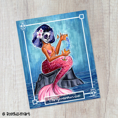 Temperance –Major Arcana Indie Tarot Art Print (8x10 or 5x7)