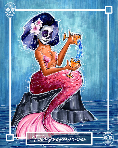 Temperance –Major Arcana Indie Tarot Art Print (8x10 or 5x7)